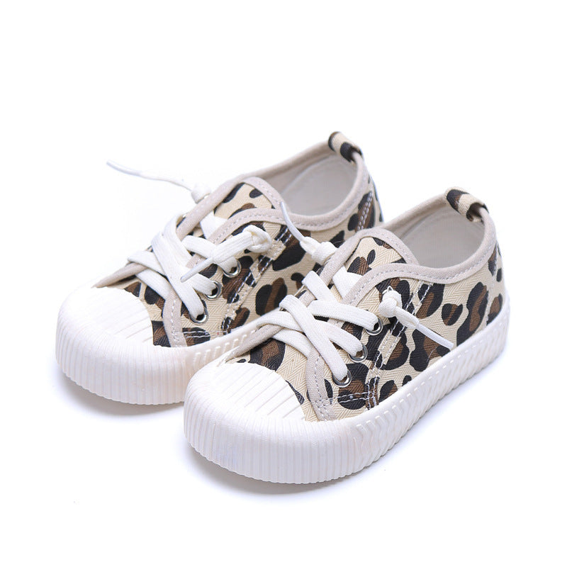 Children's Shoes Elastic Canvas Shoes Comfortable Casual Shoes