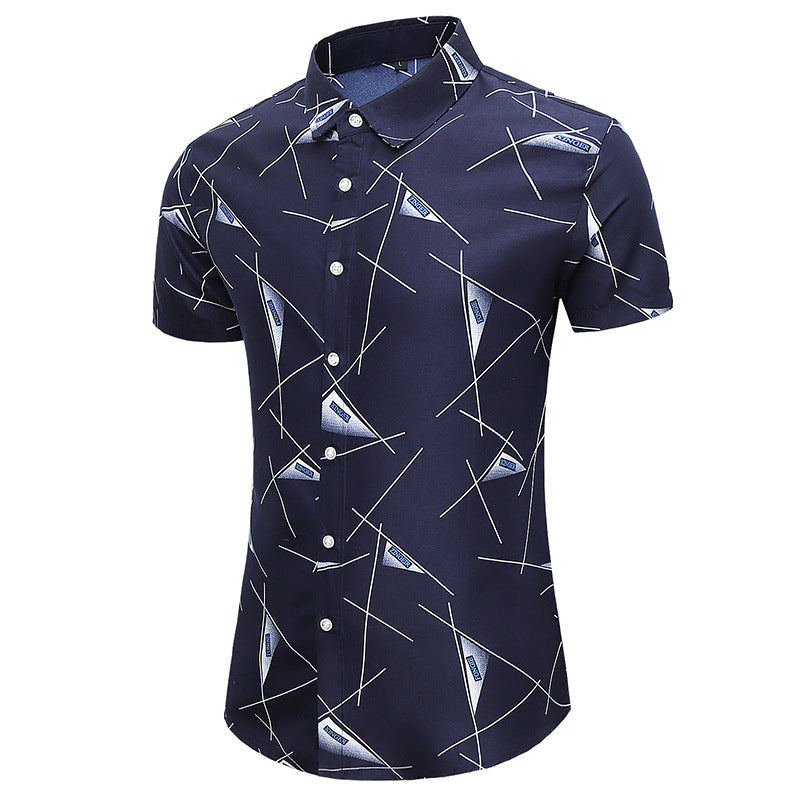 New Short Sleeved Shirts Men's Summer Casual Shirts