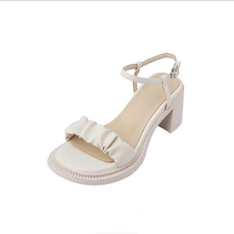 Fashion Personality Ankle-strap Buckle Sandals Women