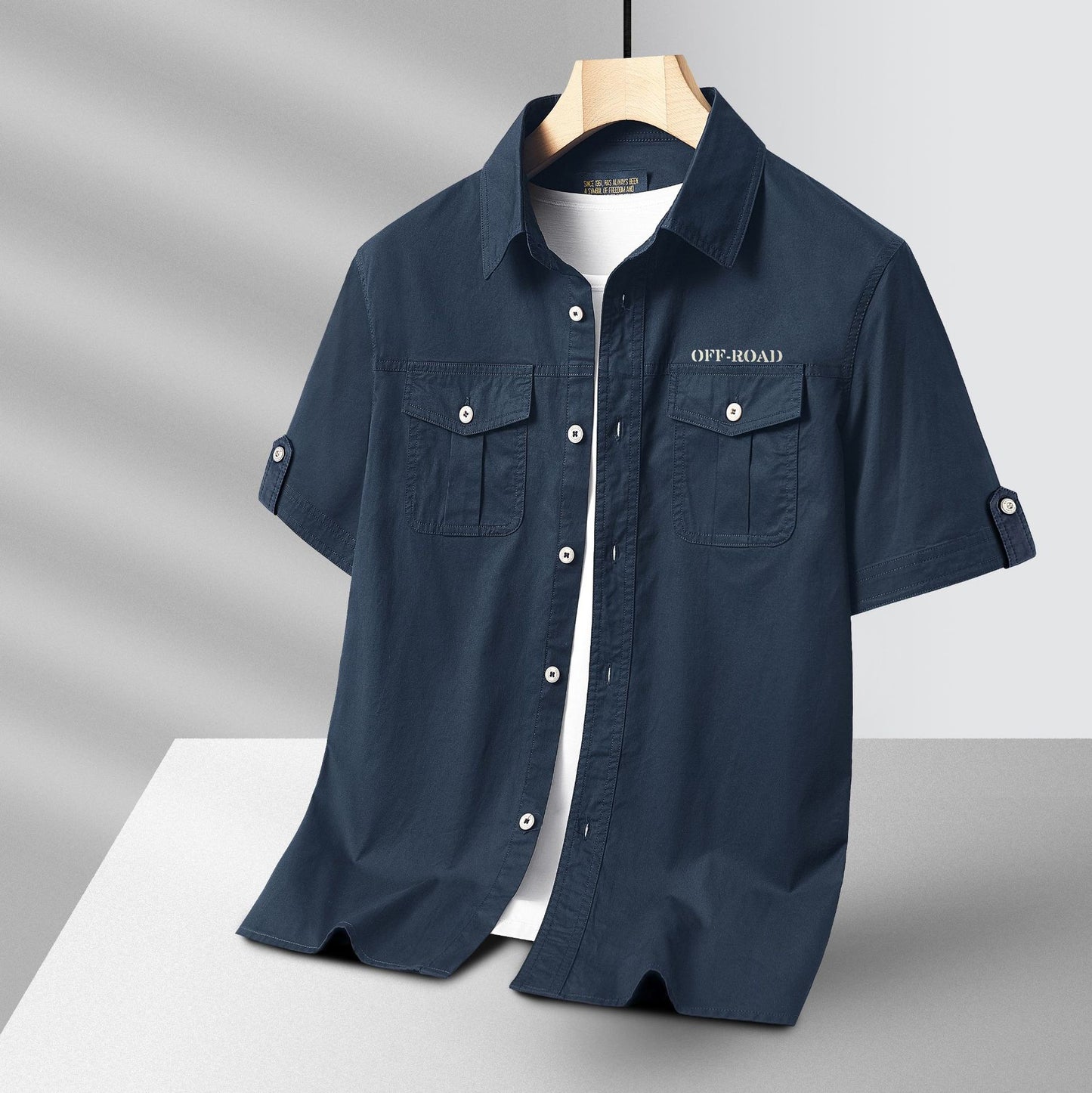 Cotton Short-sleeved Shirt Men's Business Shirt